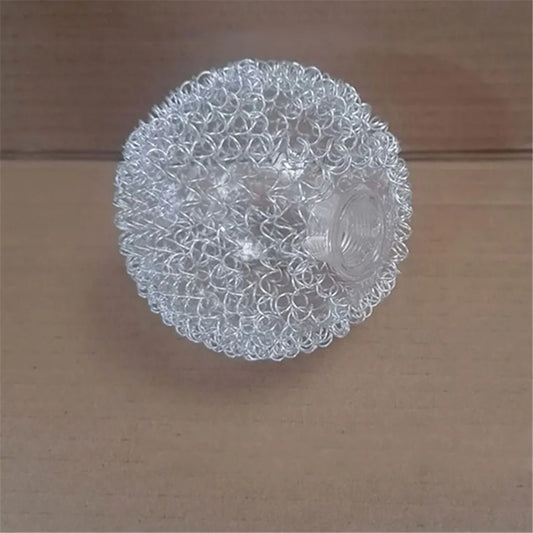 Decorbites™ Glas-Lampenschirm mit Aluminiumdraht für G9-Birnenabdeckung und 20 mm Loch