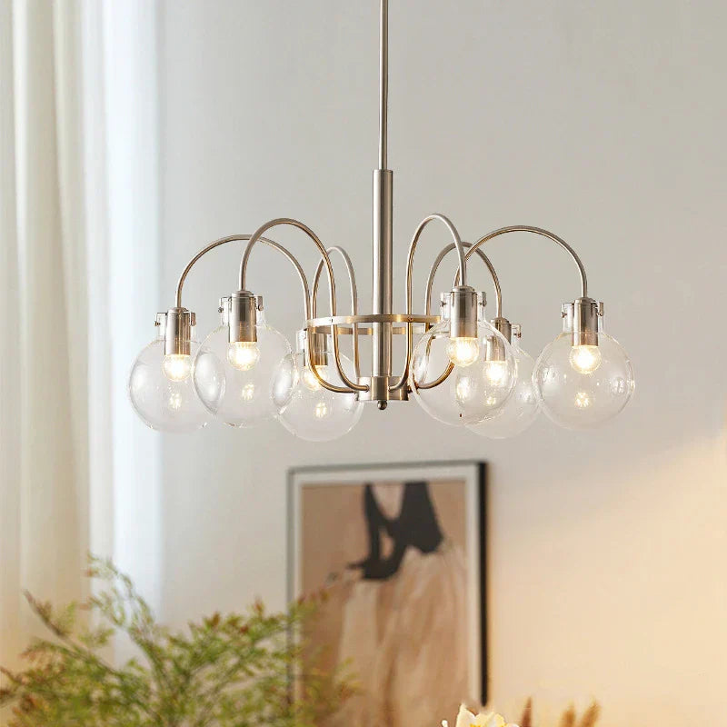 Decorbites™ Glas-LED-Kronleuchter: Retro-Bauhaus-Design für Wohnzimmer, Schlafzimmer, Küche oder Esstisch