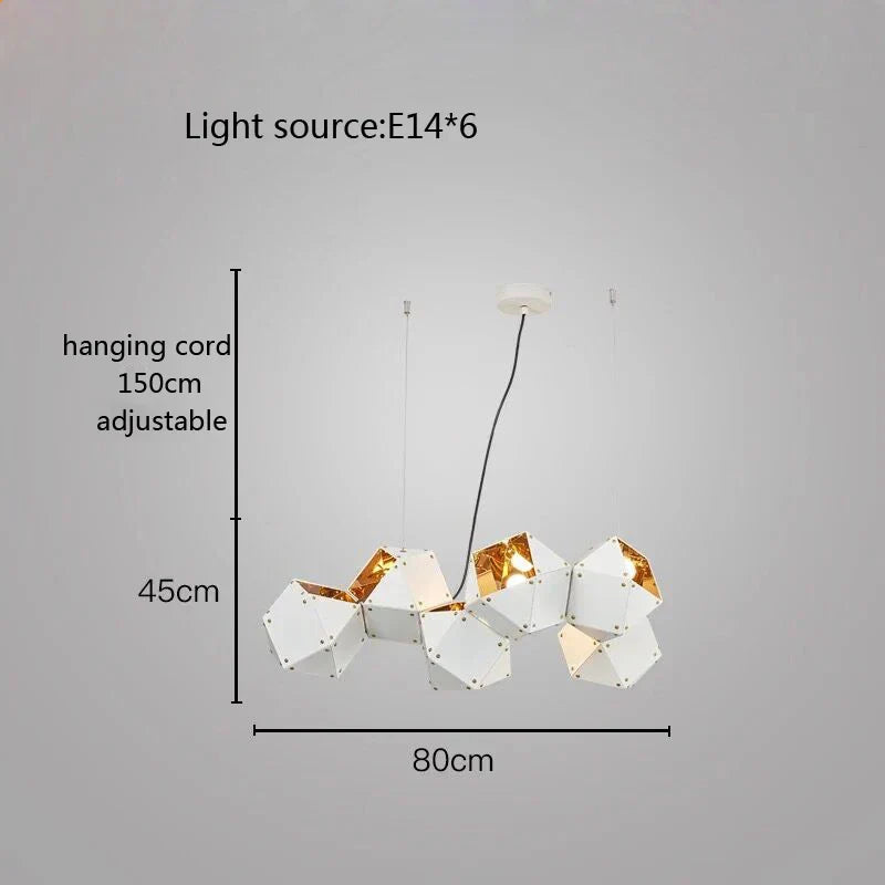 Decorbites™ Würfel-LED-Hängeleuchte: Art-Deco-Hängelampe für All-Match-Stil