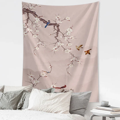 Decorbites™ Fliegender Kran Wandhänger Tapisserie für Zuhause Retro Wanddekoration