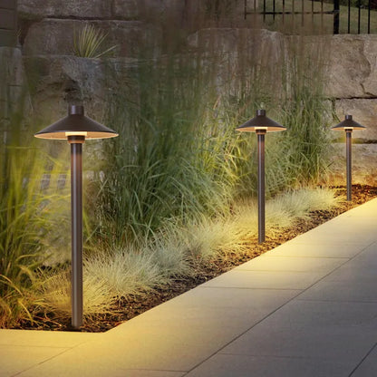 Decorbites™ LED Rasenleuchte: Wasserdichte Aluminium-Scheinwerfer für Außenbereich, Hof, Garten, Park, Weg