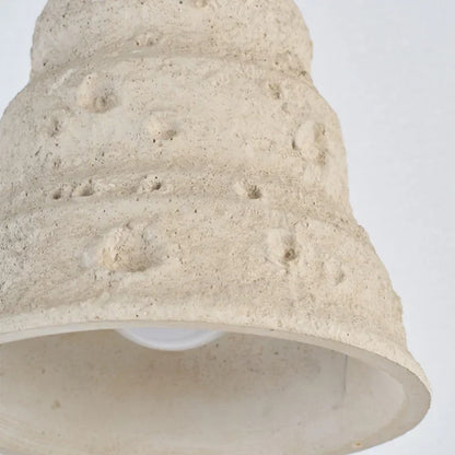 Decorbites™ Japanischer Stil LED-Hängeleuchten mit Holz-Baldachin und Zement-Lampenschirm