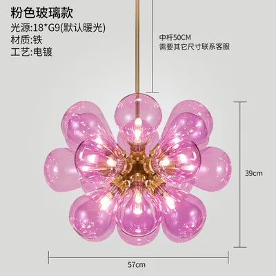 Decorbites™ Glas-Blase Hängeleuchten Kronleuchter Moderne Raumdekoration Deckenpendellampe