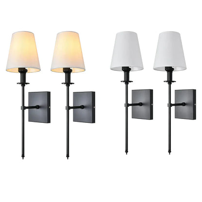 Decorbites™ Amerikanische Stoff-Wandlampe für Esszimmer, Wohnzimmer, Schlafzimmer, Badezimmer, Hotel, Treppe, Spiegel
