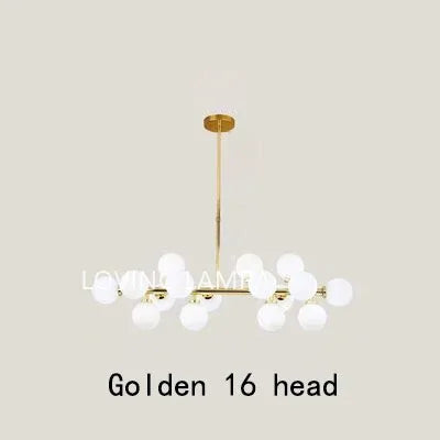 Decorbites™ Glas-Kugeln-LED-Hängelampe, moderne runde Design für Heimdekoration-Beleuchtung