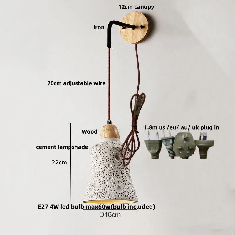 Cement LED Wall Lamp