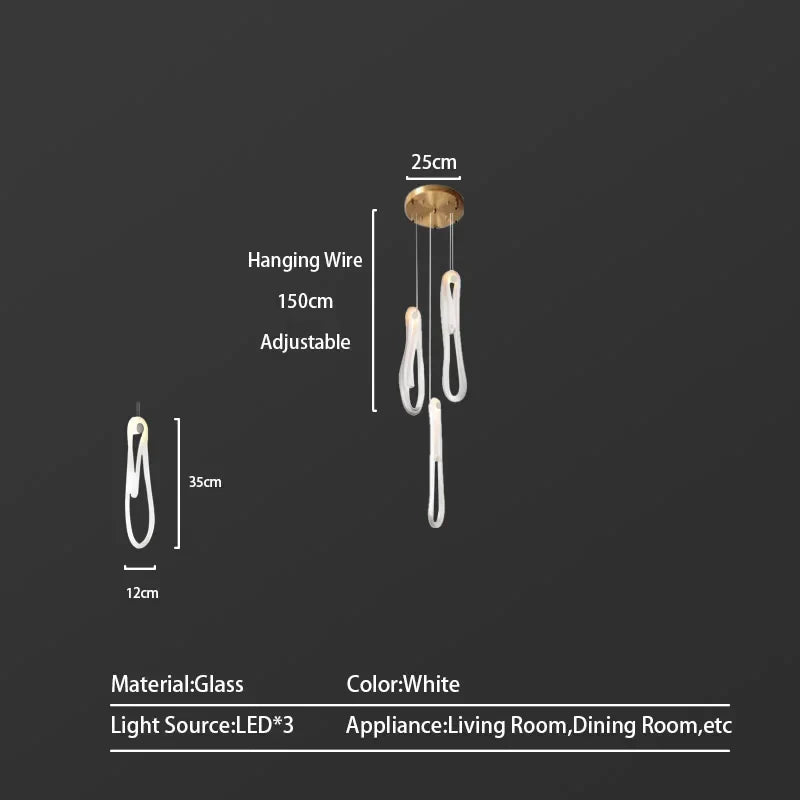 Decorbites™ LED-Hängeleuchter für Wohn- und Esszimmer Luxus-Leuchtenarmatur