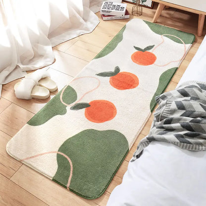 DecorBites™ Cozy Faux Lamb Wool Bedside Rug for Bedroom Decor Anti-Slip Soft Living Room Carpet