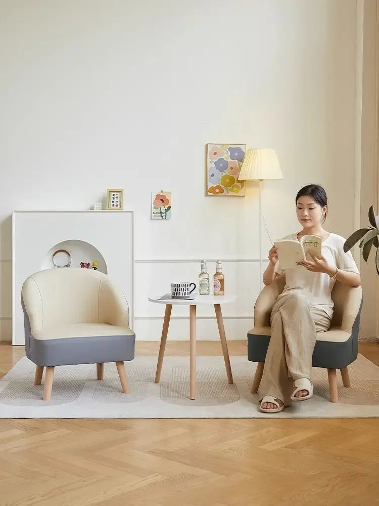 Decorbites™ Freizeit-Einzel-Sofasessel für Wohnzimmer, Schlafzimmer, Balkon, Hotel, Lounge – Gemütliche Gäste-Sitzgelegenheit