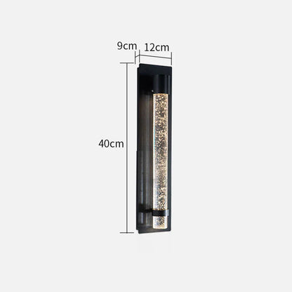 Decorbites™ Kristall-Blase LED-Wandlampe: Stilvolle Außenbeleuchtung für Garten, Veranda und Eingangsbereich