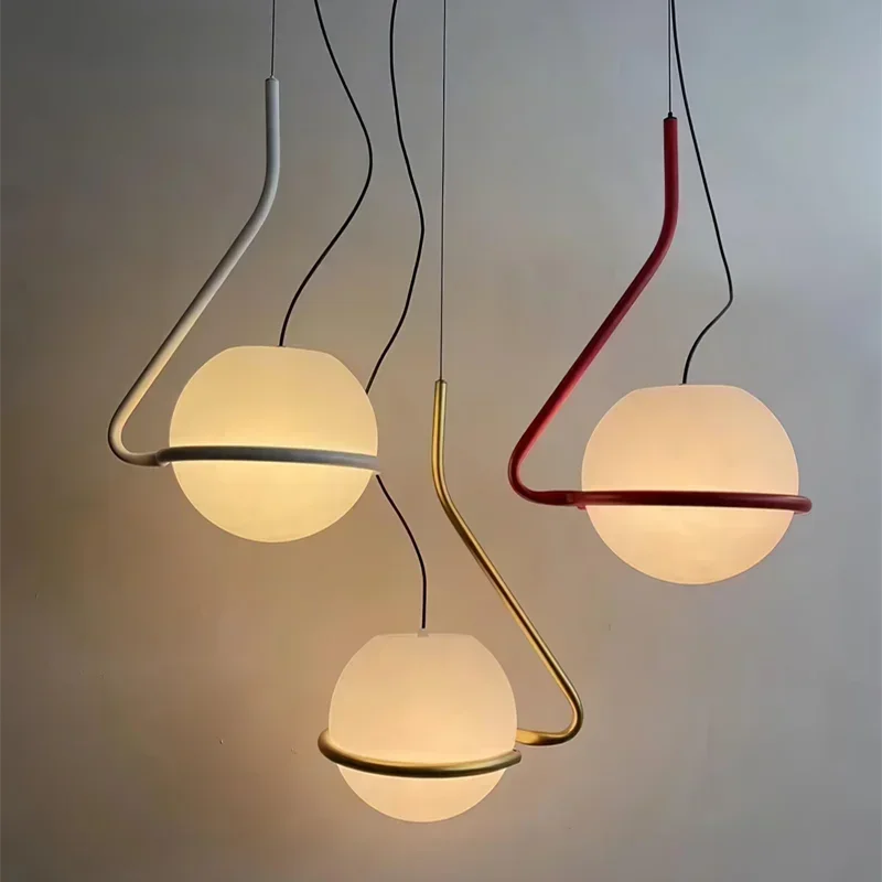 DecorBites™ Glass Globe Pendant Lamp for Bedroom Living Room Kitchen Island