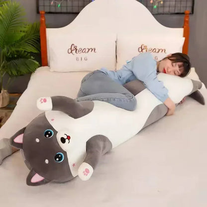 Decorbites™ Husky Seitenschlaf-Körperkissen - Ikone für Heimdekoration & Geschenke