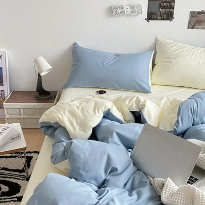Decorbites™ Baumwoll-Geblümtes Daunenbettbezug Weiche Bettdecke Hautfreundliche Bettwäsche