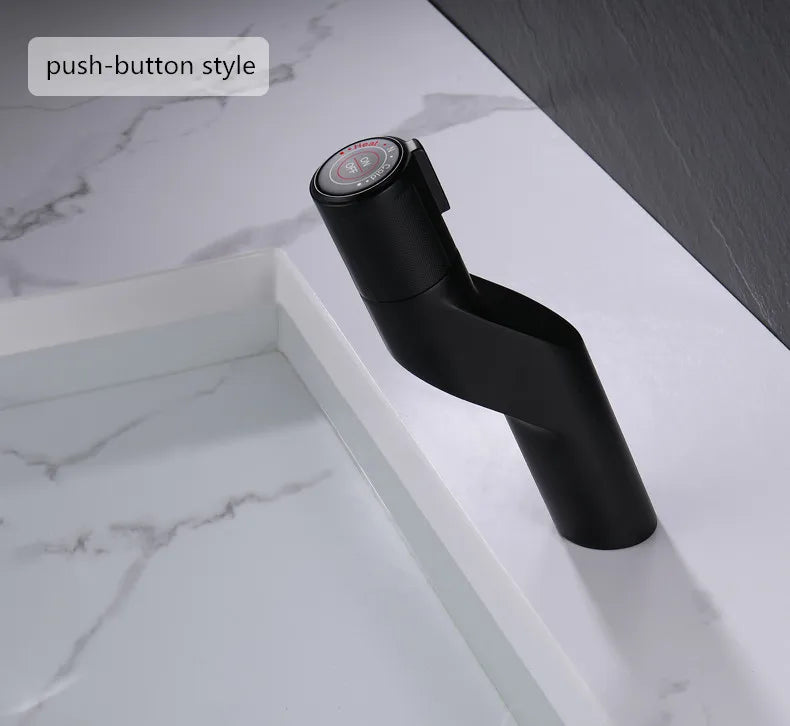 Brass Push-Button Basin Faucet