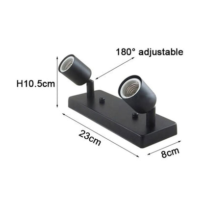 DecorBites™ Adjustable Ceramic Ceiling Light & Wall Sconces Base Socket Holder Adapter