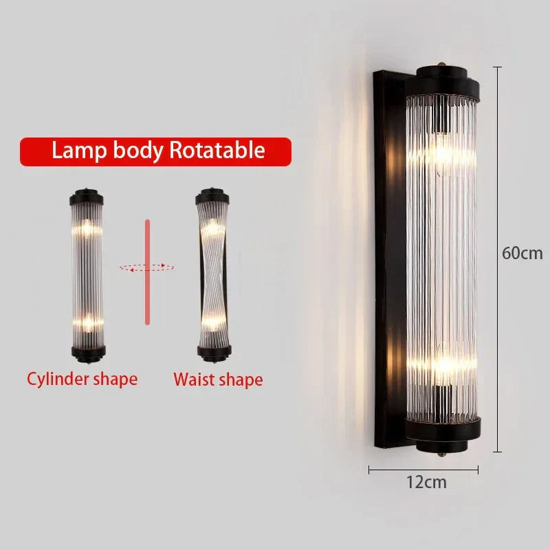 Decorbites™ Kristall-Wandleuchte: Moderne minimalistische Luxus-LED-Lichter für Wohnzimmer, Schlafzimmer und Flur