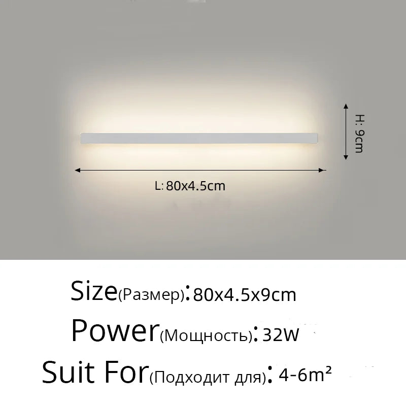 Decorbites™ Acryl-LED-Wandleuchten mit Haken für Schlafzimmerregale & Hintergrundwanddekoration