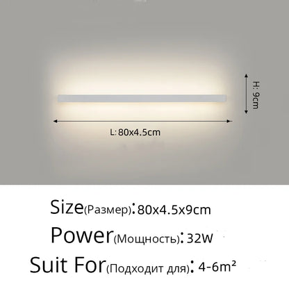 Decorbites™ Acryl-LED-Wandleuchten mit Haken für Schlafzimmerregale & Hintergrundwanddekoration