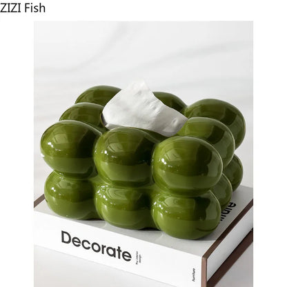 Decorbites™ Wattewolken-Papiertuchbox für den Esstisch - Entnehmbare Halterung