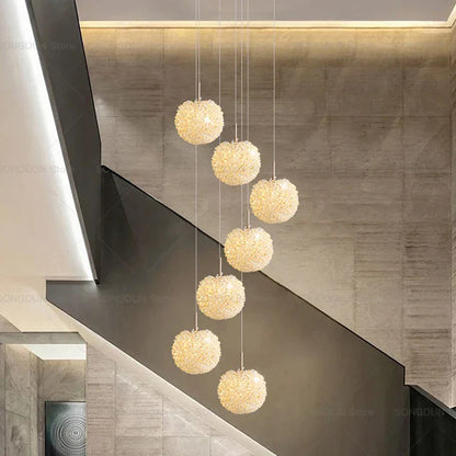 Decorbites™ Kristall-Runder Raum-Lüster - Elegante & Romantische Beleuchtung für Modernes Nachttisch-Dekor
