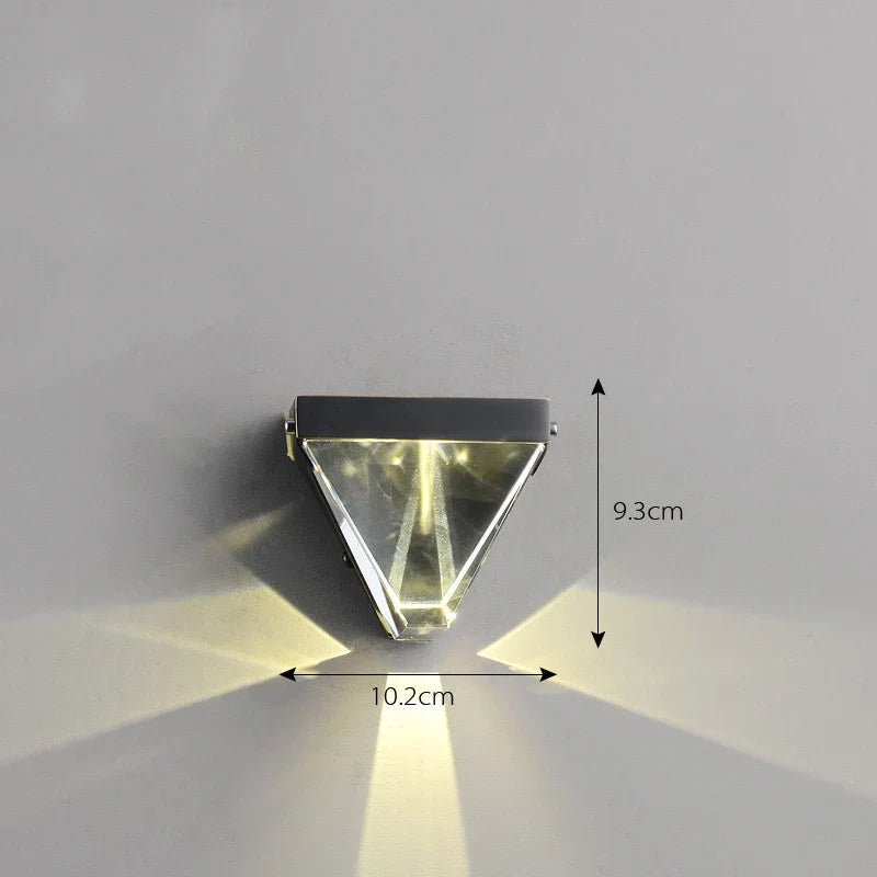 DecorBites™ Crystal Wall Sconce Light for Living Room Bedroom Hallway Lighting