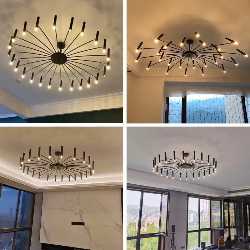 Decorbites™ LED-Deckenleuchter: Minimalistisches nordisches Wohnbeleuchtung für Wohnzimmer, Schlafzimmer, Essbereich