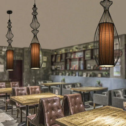Decorbites™ Vogelkäfig-Kronleuchter Vintage-Industrielle Beleuchtung für Esszimmer im Landhausstil