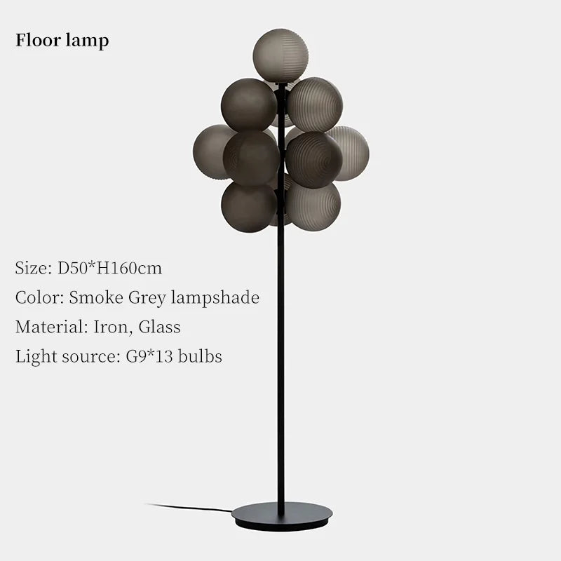 Decorbites™ Trauben-Kronleuchter: Moderne Glasball-Pendantlampe für Wohnzimmer und Schlafzimmer