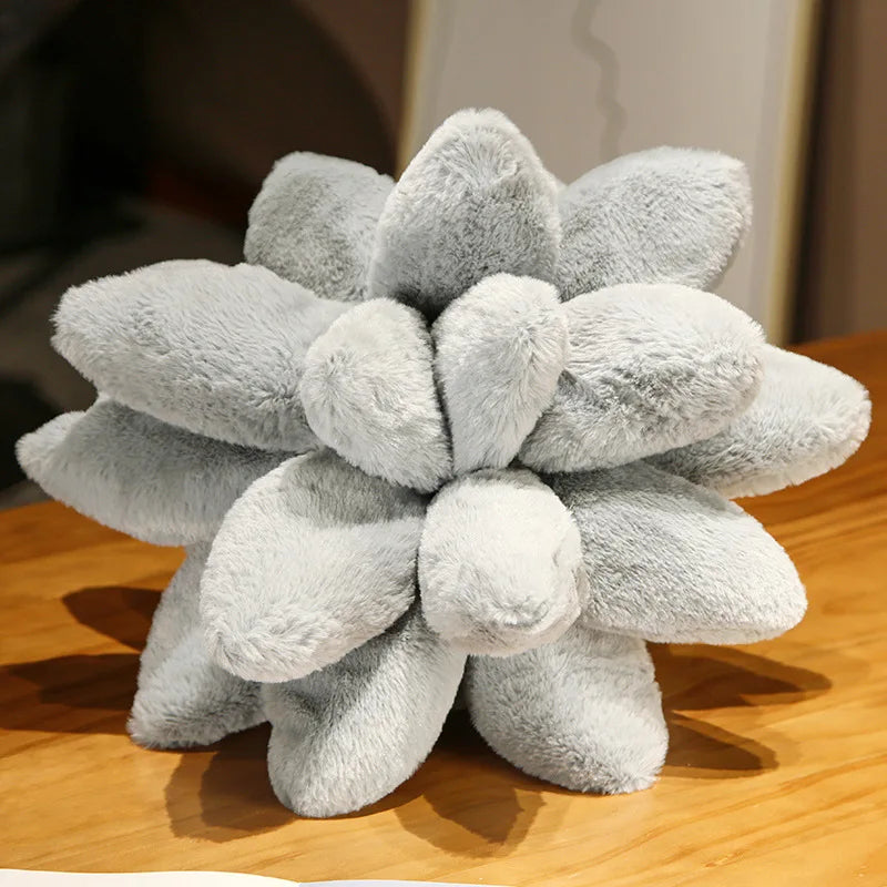 Lavender Succulent Throw Pillows