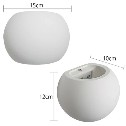 Decorbites™ Gipskarton-LED-Wandleuchte 5W Wandlampen Moderne Innenbeleuchtung Schlafzimmer Wohnzimmer