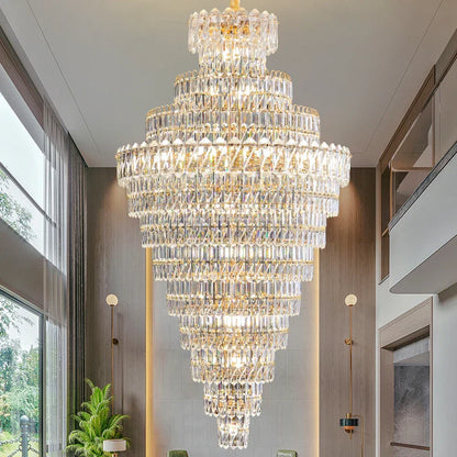 Decorbites™ Kristall-Leuchter: Penthouse-Lichtluxus für Villa-Wohnzimmer, rotierende Treppenhaus-Atmosphäre