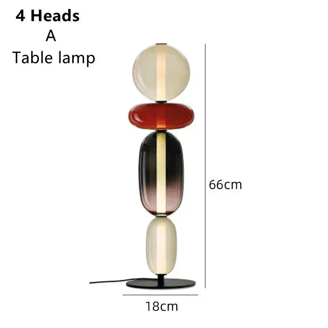 Decorbites™ Glasbodenleuchte LED Tischlampe – Italienisches Design Hohe Qualität