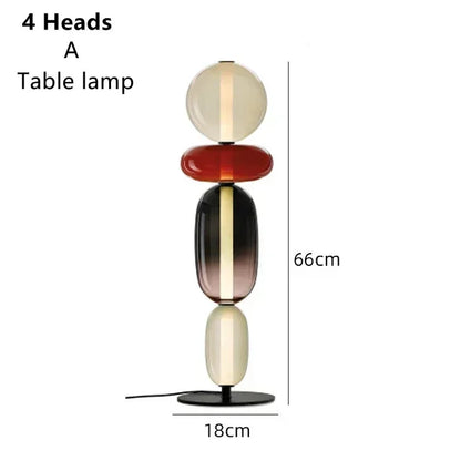 Decorbites™ Glasbodenleuchte LED Tischlampe – Italienisches Design Hohe Qualität