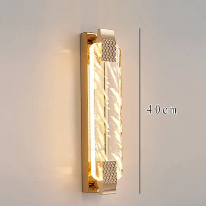 Decorbites™ Kristall-Wandleuchte für Wohnzimmer-TV-Hintergrund, Lichtluxus-Schlafzimmer-Nachttisch, Villa-Treppe