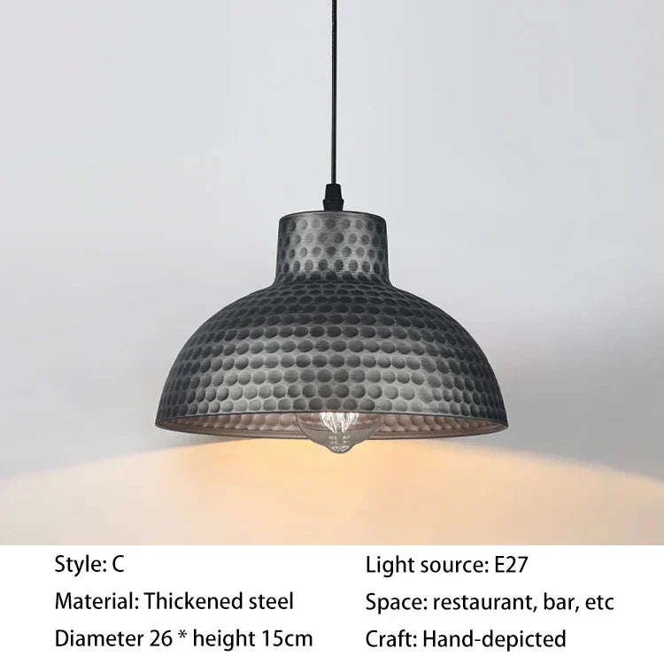 Decorbites™ Industrielle Hängelampe Weiß Vintage-Kronleuchter für Küche und Esszimmer