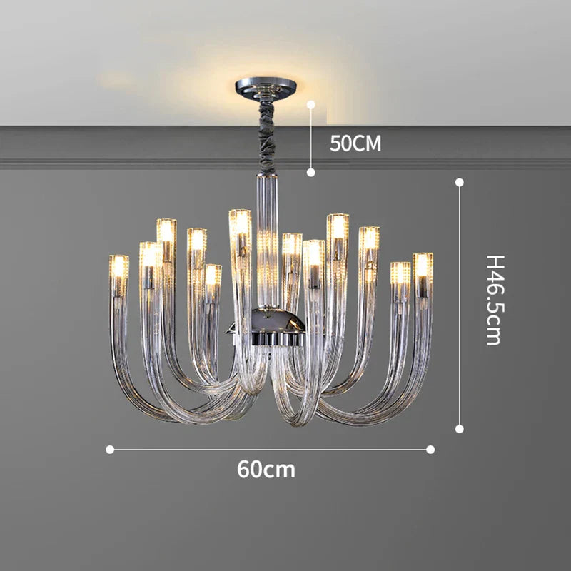 DecorBites™ LED Pendant Chandelier for Stylish Indoor Room Lighting