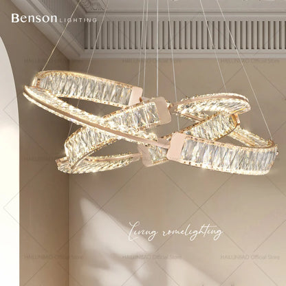 Decorbites™ Leichtes Luxus-Kristall-Lüster für elegante Wohn- und Essensatmosphäre