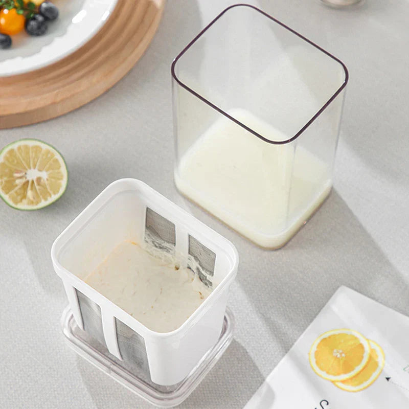 Decorbites™ Griechischer Joghurtbereiter mit Molke-Trennfilter zur Feuchtigkeitsentfernung