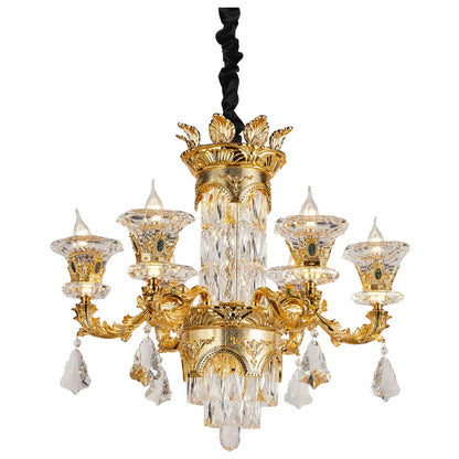 Decorbites™ Jade-Kristall-Kronleuchter – Elegante europäische Stil Wohnzimmerbeleuchtung