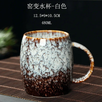Decorbites™ 480ml Keramikbecher - Brennofen-geänderte Kaffeetasse - Porzellan-Teetassen - Großhandels-Getränkeutensilien
