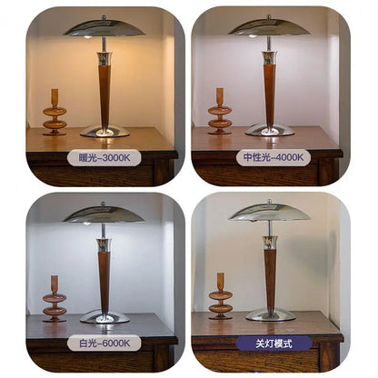 Decorbites™ Industrielle Schreibtischlampe Mittelalterlicher Stil Holz/Eisen LED Stehlampe