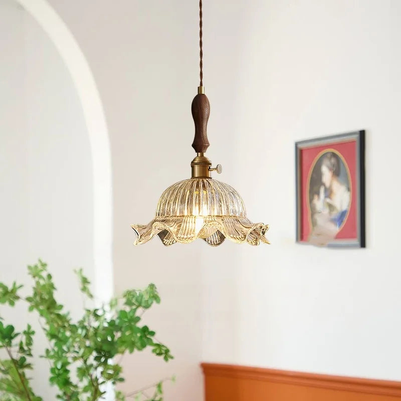 Decorbites™ Klar-Glas-LED-Hängeleuchte im französischen Stil als Pendellampe für die Raumdekoration
