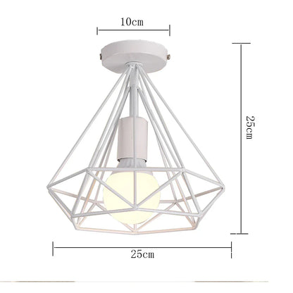 Decorbites™ Industrielle E27 Deckenlampe: Vintage Retro Loft Stil für die Dekoration im Wohnzimmer und in der Küche zu Hause