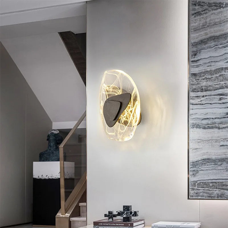Decorbites™ Kristall-Wandleuchte: Moderne Luxus-Dekoration für das Schlafzimmer, kreative LED-Beleuchtung für das Wohnzimmer