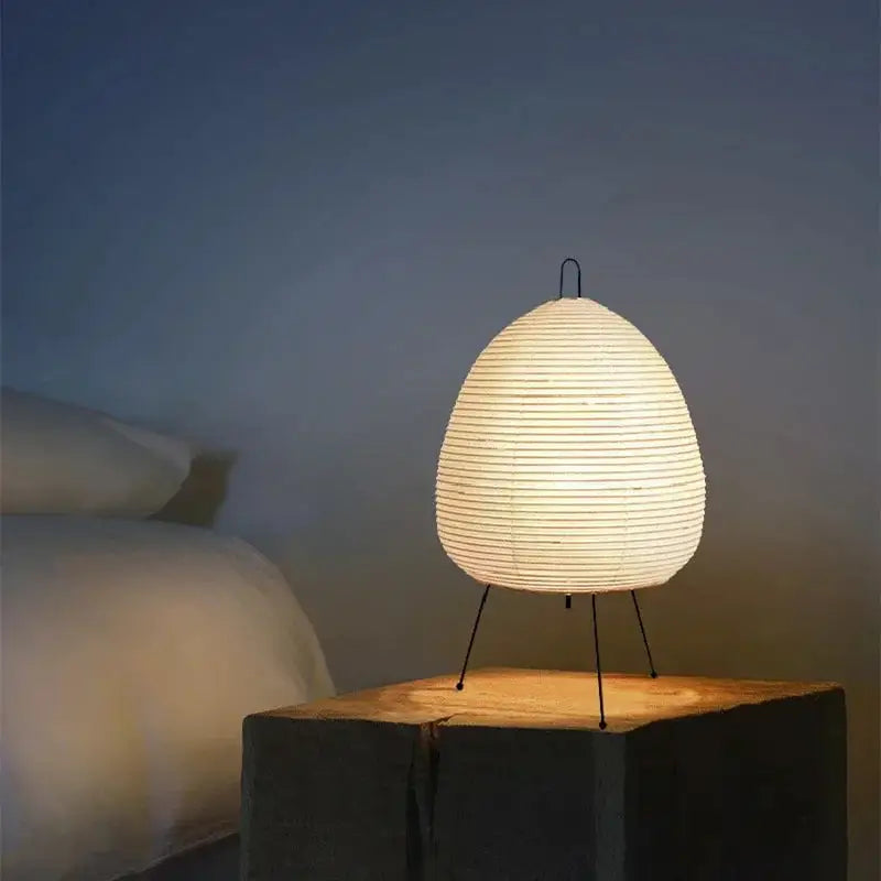 Decorbites™ Japanischer Stil Reispapier-Tischleuchte für Wohnzimmer, Schlafzimmer, Arbeitszimmer, Hotel