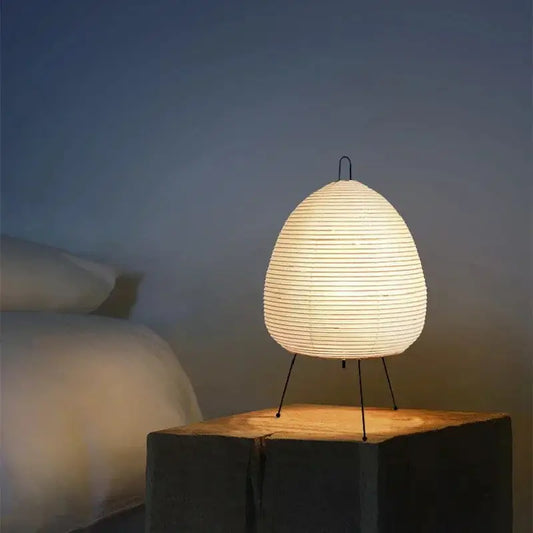 Decorbites™ Japanischer Stil Reispapier-Tischleuchte für Wohnzimmer, Schlafzimmer, Arbeitszimmer, Hotel