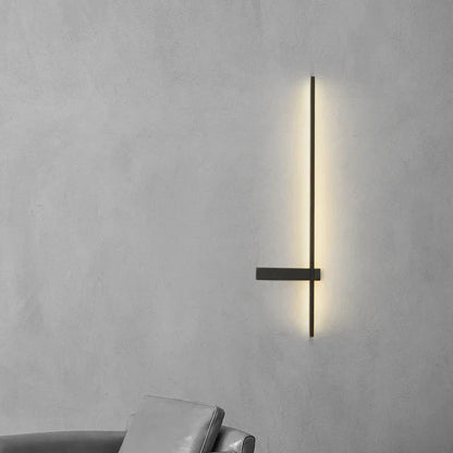 Decorbites™ LED-Wandleuchte, modernes minimalistisches Design, Aluminium, Innenbeleuchtung, Gold/Schwarz, AC85-260V