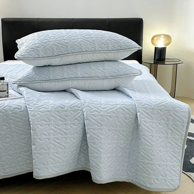 Latex Cooling Bed Mat Set