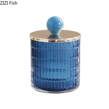 Decorbites™ Glas-Teedose Süßigkeitenpot Keramikball Dekoratives Aufbewahrungsglas