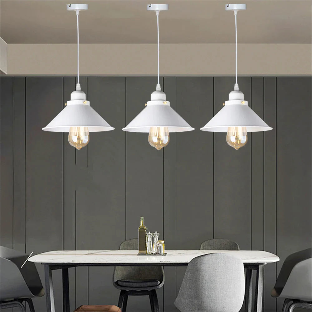 DecorBites™ Industrial Black Pendant Light Dimmable Kitchen Ceiling Fixture